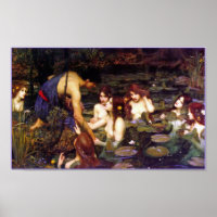 Hylas and the Nymphs by John Waterhouse