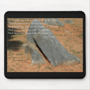 Hymn by Fannie Crosby He hideth my soul Mouse Pad