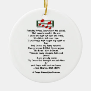 Hymn Ornament Amazing Grace