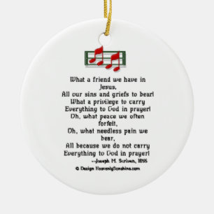 Hymn Ornament What a Friend