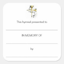 Hymnal Plates In Memory of