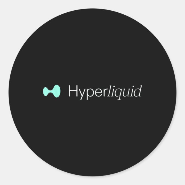 Hype Hyperliquid Kaspa Cardano Virtuals Solana Cry Classic Round Sticker (Front)