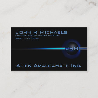 Hyper Black Collection: Eclipse Business Card