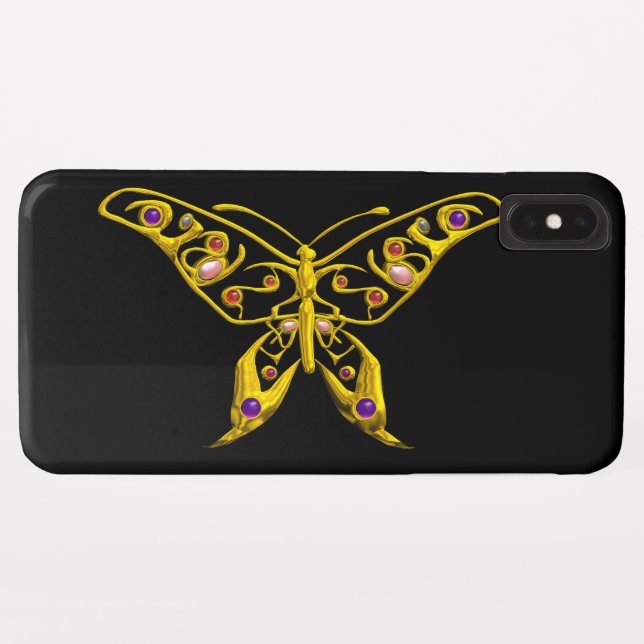 HYPER BUTTERFLY Black Case-Mate iPhone Case (Back (Horizontal))