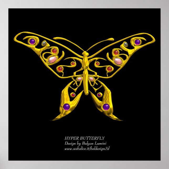 HYPER BUTTERFLY,colossal size Poster (Front)