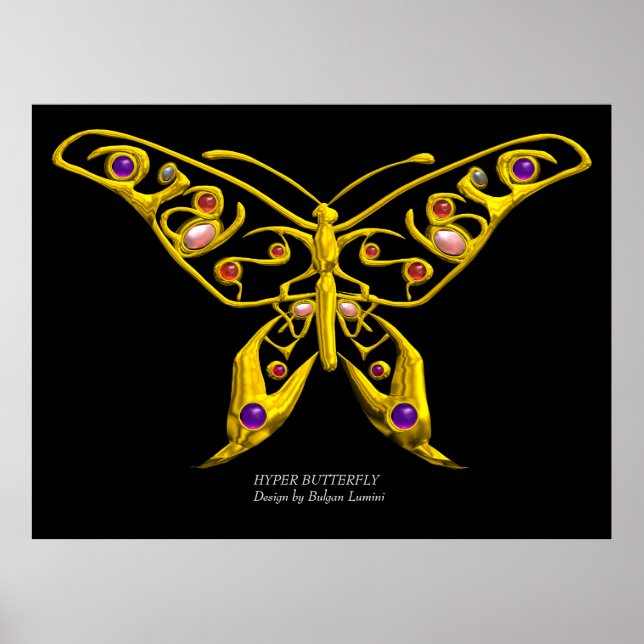 HYPER BUTTERFLY,colossal size Poster (Front)