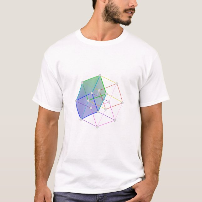 Hyper Cube 2 -- cool science in 4D! T-Shirt (Front)