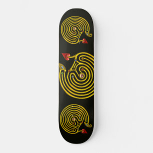 HYPER LABYRINTH, black Skateboard