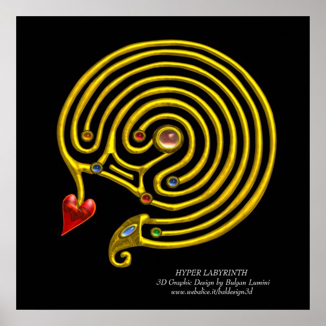 HYPER LABYRINTH POSTER (Front)