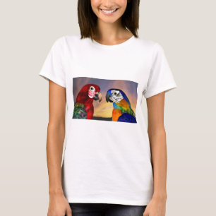 HYPER PARROTS /RED AND BLUE ARA T-Shirt
