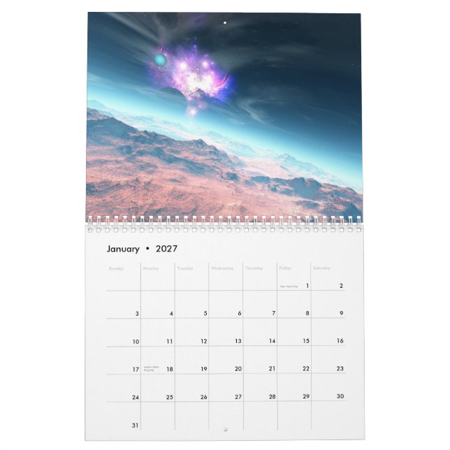 Hyper-realistic Discoveries (Standard) Calendar (Jan 2027)