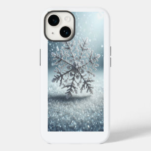 Hyper-Realistic Frozen Snowflake Phone Case Winter