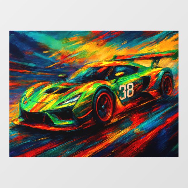 hyper stylized racing car (Sheet)