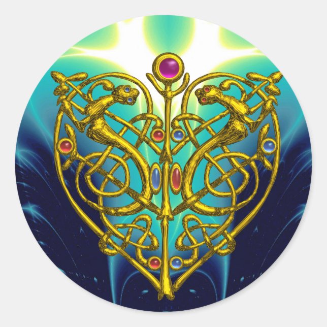 HYPER VALENTINE CLASSIC ROUND STICKER (Front)