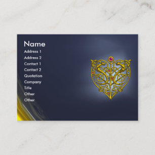 HYPER VALENTINE TOPAZ ,blue Business Card