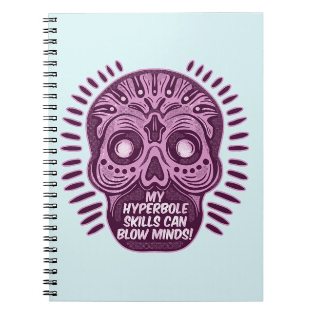 Hyperbole Funny ENGLISH LANGUAGE Notebook (Front)