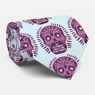 Hyperbole Funny ENGLISH LANGUAGE Tie