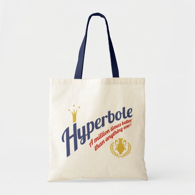 Hyperbole Tote Bag (Front)