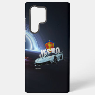 Hypercar Floating Above Black Hole  Samsung Galaxy Case