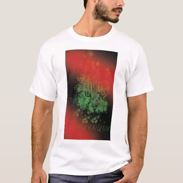 Hypercolor Metamorphic color CAT t shirt hyperc (Front)
