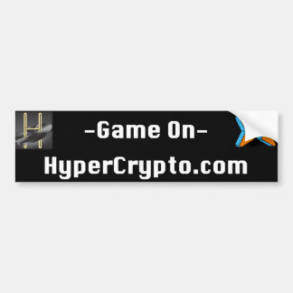 HyperCrypto.com Bumper Sticker 11"x3" Legit Vinyl