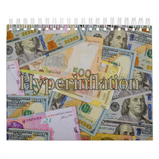 Hyperinflation Currency Collection Wall Calendar