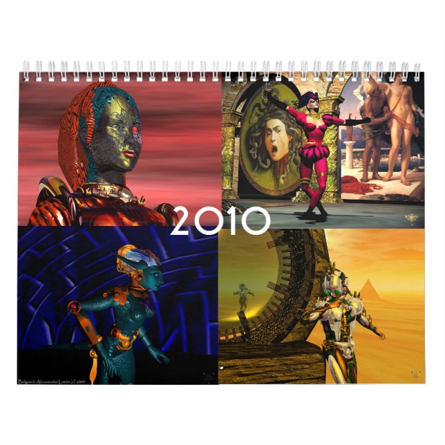 HYPERION WORLD 2017 Science Fiction Calendar (Cover)