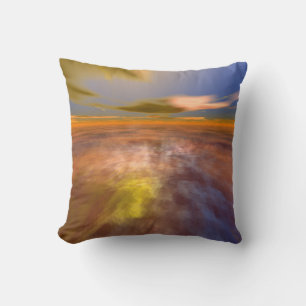 HYPERION WORLD, ALIEN SEASCAPE SKY ,CLOUDS Sci-Fi Cushion