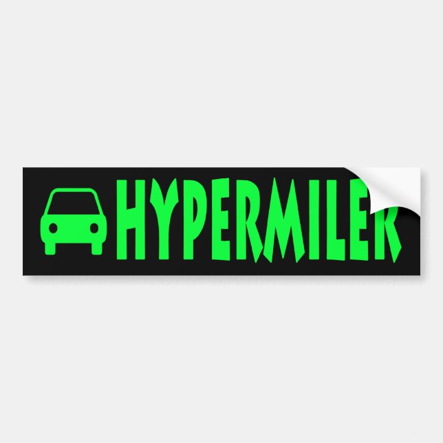 Hypermiler Bumper Sticker (Front)