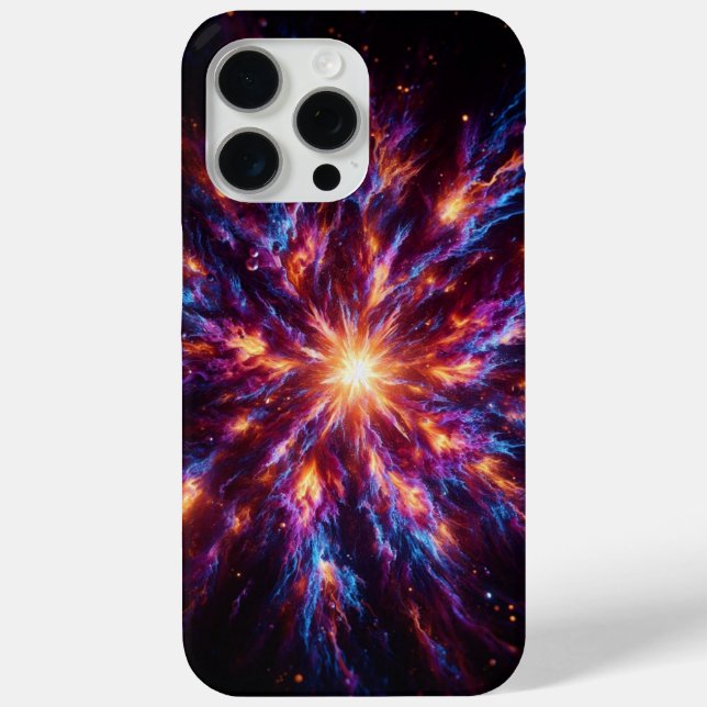 Hypernova Camo, Glowing Camouflage, Starburst Case-Mate iPhone Case (Back)