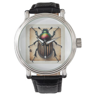 Hyperplatys beetle 180924IREF203 - Watercolor Watch