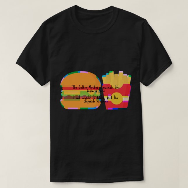 Hypersonic Missiles Burger - Sam Fender   T-Shirt (Design Front)