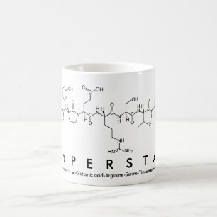 Hyperstar peptide word mug