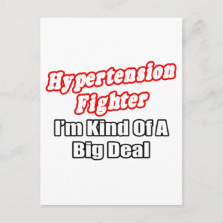 Hypertension Fighter...Big Deal Postcard