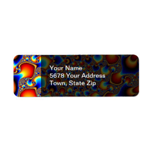 Hypn0sis - Fractal Art Return Address Label