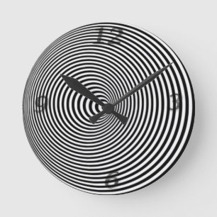 Hypno Round Clock