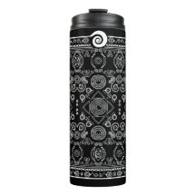 Hypno Spiral Bandanna Thermal Travel Tumbler