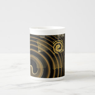 Hypnosis Abstract Art Bone China Mug