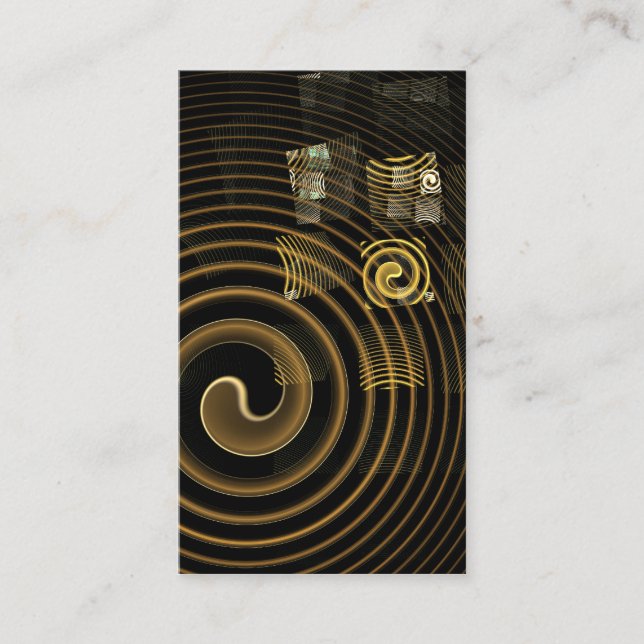 Hypnosis Abstract Art Business Card (Front)