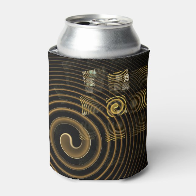 Hypnosis Abstract Art Can Cooler (Can Front)