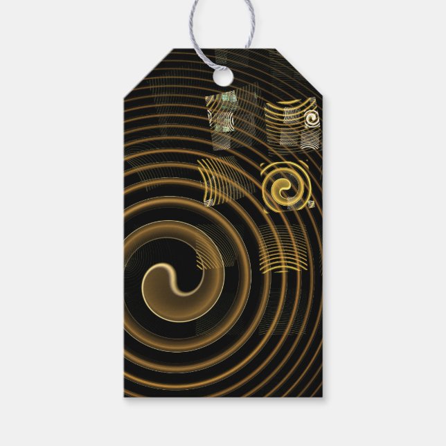 Hypnosis Abstract Art Gift Tags (Front)