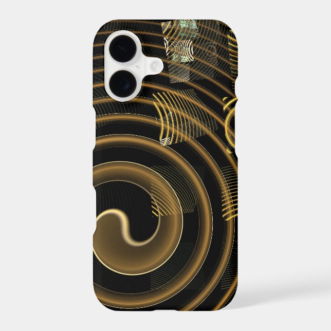 Hypnosis Abstract Art Glossy iPhone Case (Back)