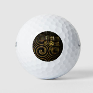 Hypnosis Abstract Art Golf Balls