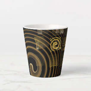 Hypnosis Abstract Art Latte Mug