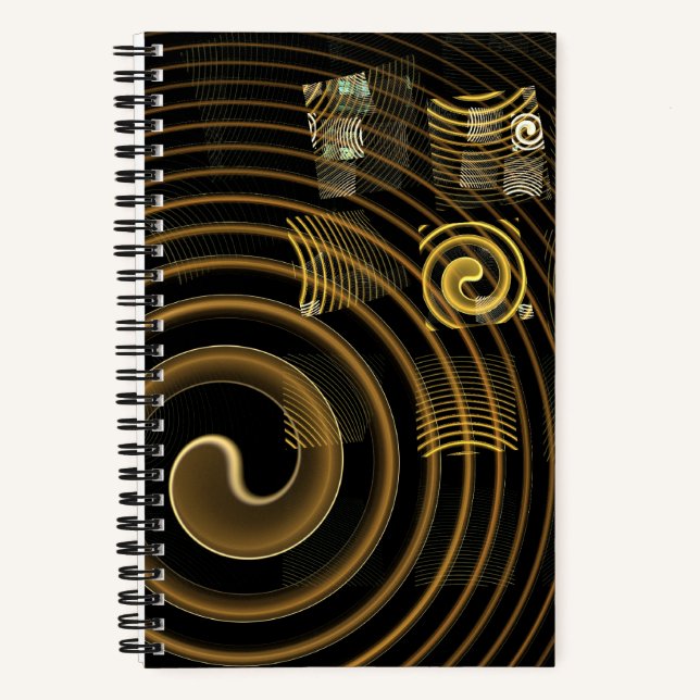 Hypnosis Abstract Art Notebook (Front)