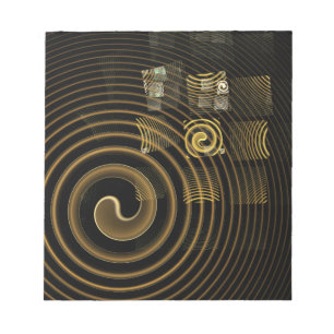Hypnosis Abstract Art Notepad