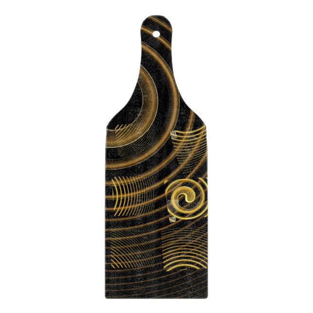 Hypnosis Abstract Art Paddle Cutting Board (Front)