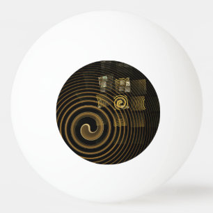 Hypnosis Abstract Art Ping Pong Ball