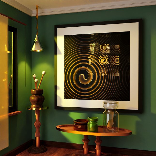 Hypnosis Abstract Art Print (Hypnosis Abstract Art Poster)