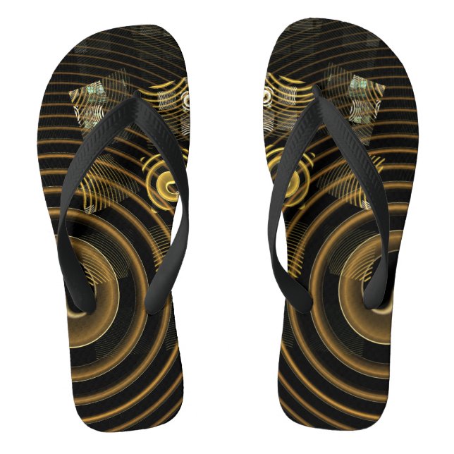 Hypnosis Abstract Art Thongs (Footbed)